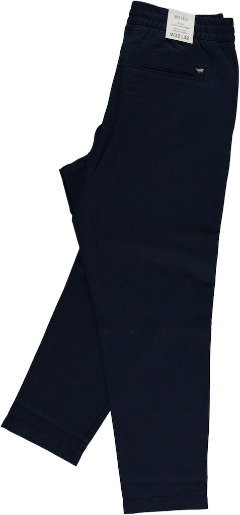 Milano Linen Jogger - Insignia Blue