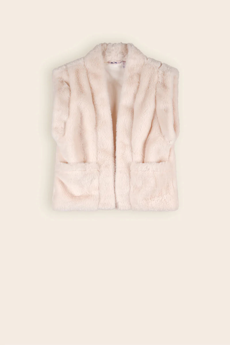 Kila Soft Fur Gilette - Pearled Ivory