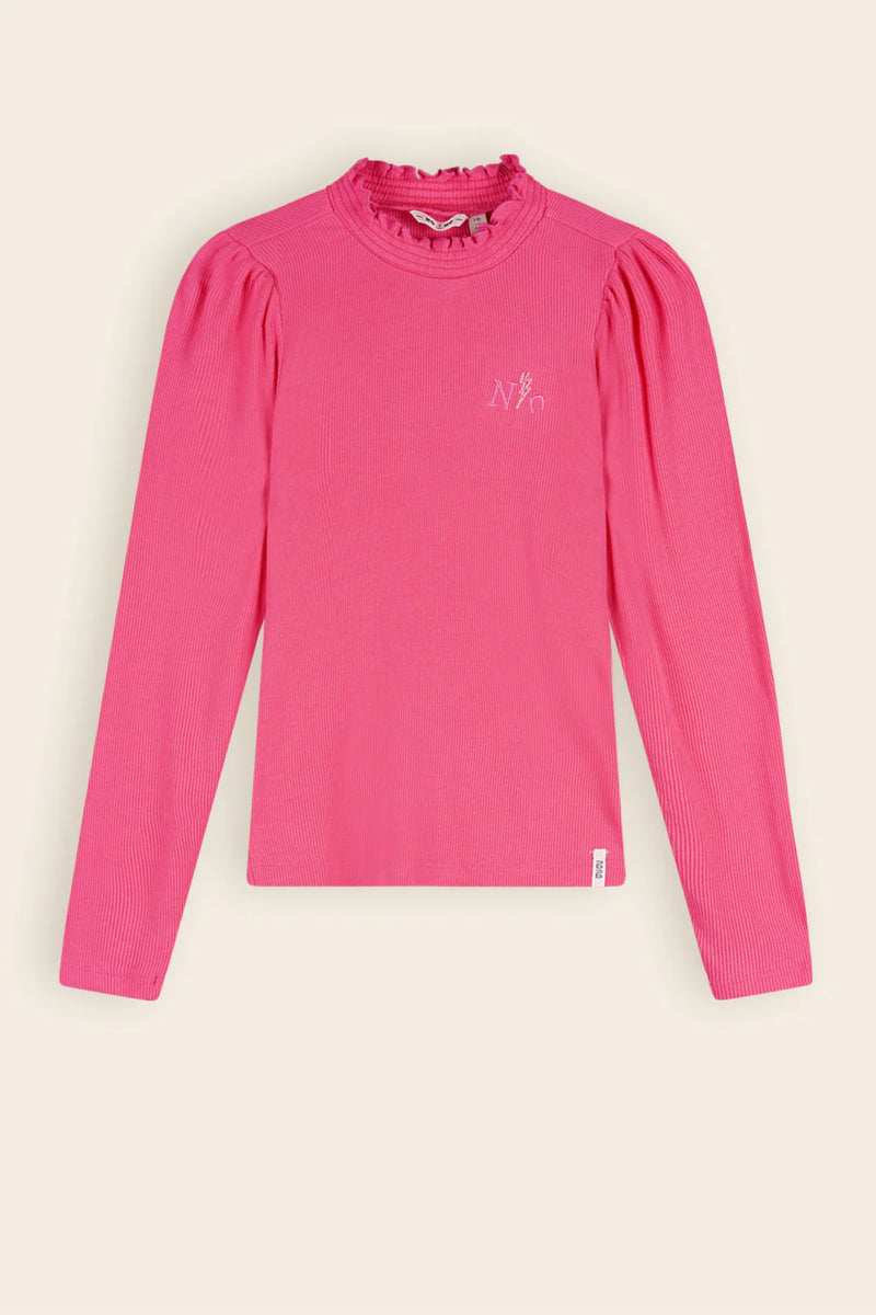 Koss Ribbed Jersey T-Shirt - Azalea Pink