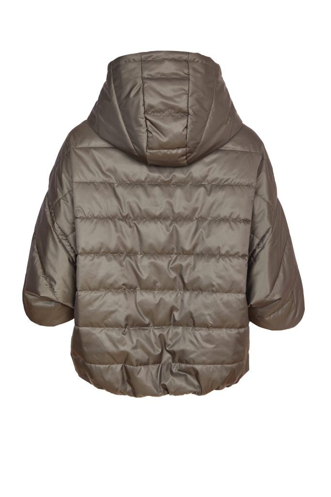 Padded Short Jacket - Khaki