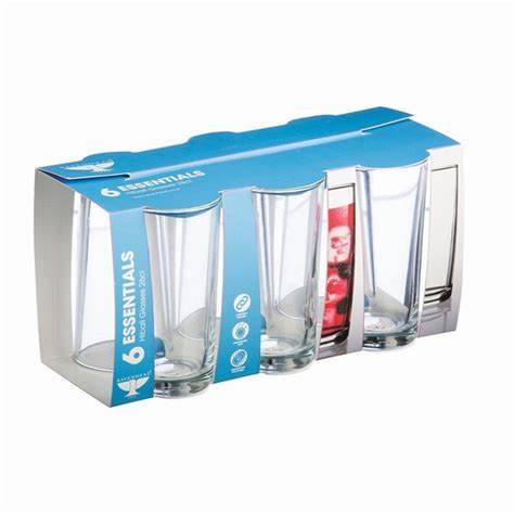 Essentials Hobnobs Hiball Glasses Set of 6