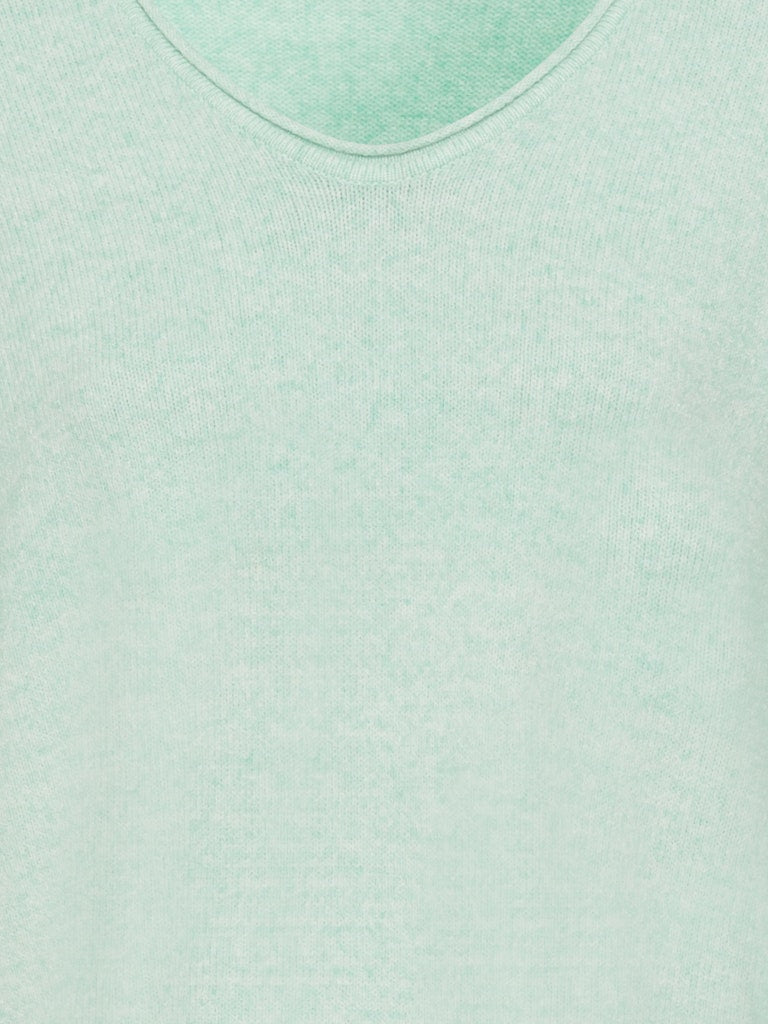 Cool Vision V Neck Jumper - Icy Mint Melange