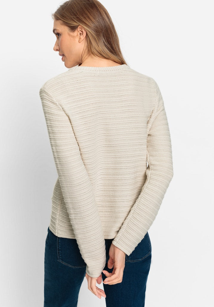 Long Sleeve Cardigan - Canvas Beige