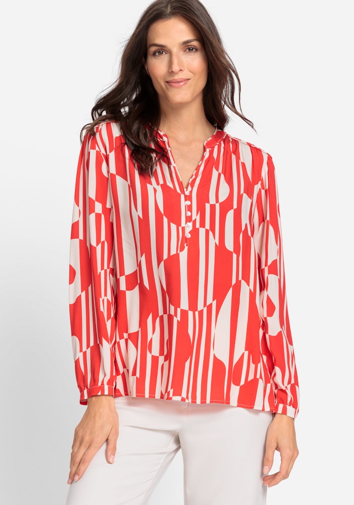 Long Sleeve Blouse - Golden Orange