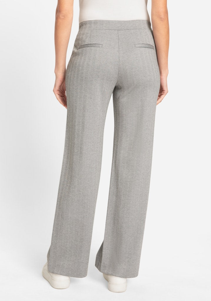 Olsen Casual Trousers - Pearl Grey