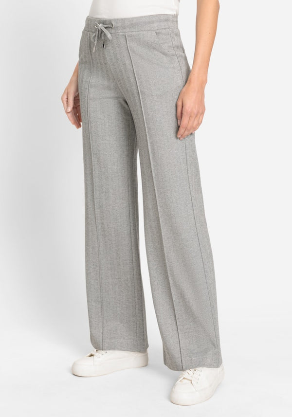 Olsen Casual Trousers - Pearl Grey