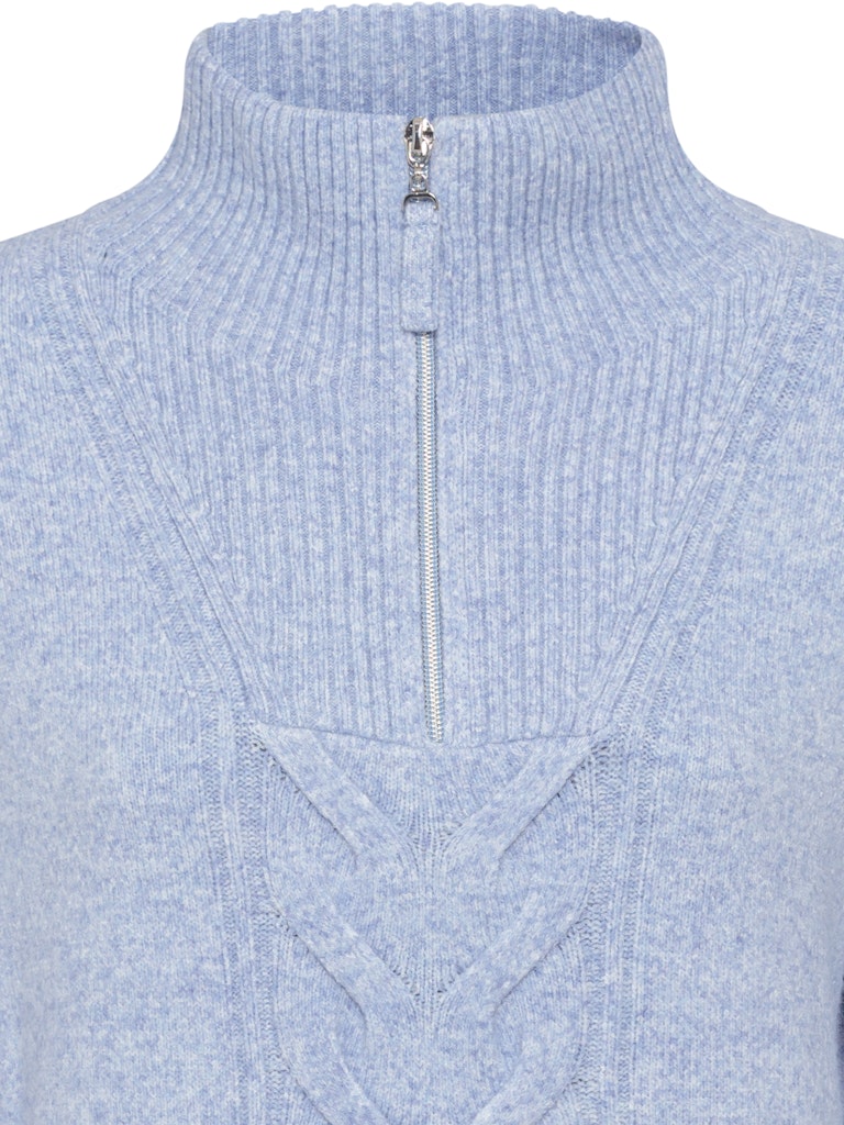 Long Sleeve Jumper - Crystal Blue Melange