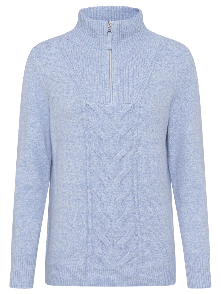 Long Sleeve Jumper - Crystal Blue Melange