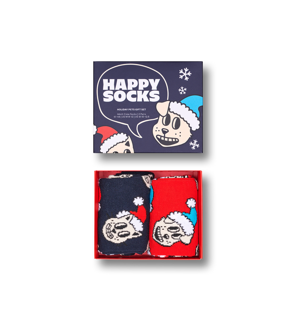 2 Pack Holiday Cat &amp; Dog - Navy/red