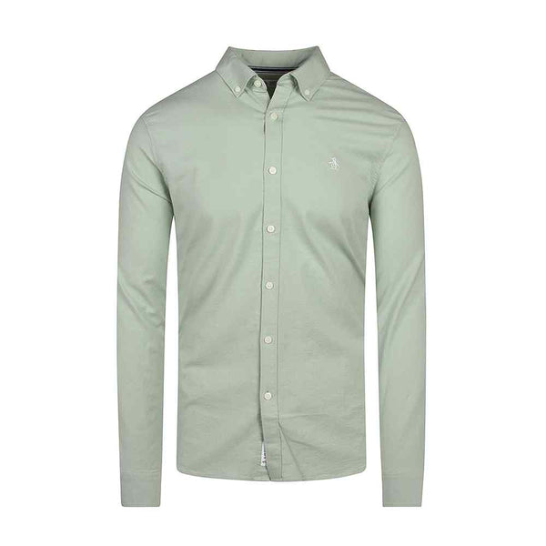 Long Sleeve Oxford Shirt - Silt Green