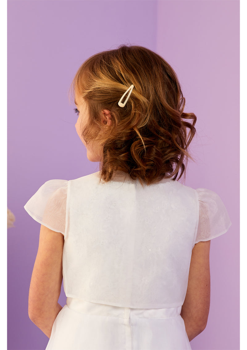 Willow Communion Bolero - White