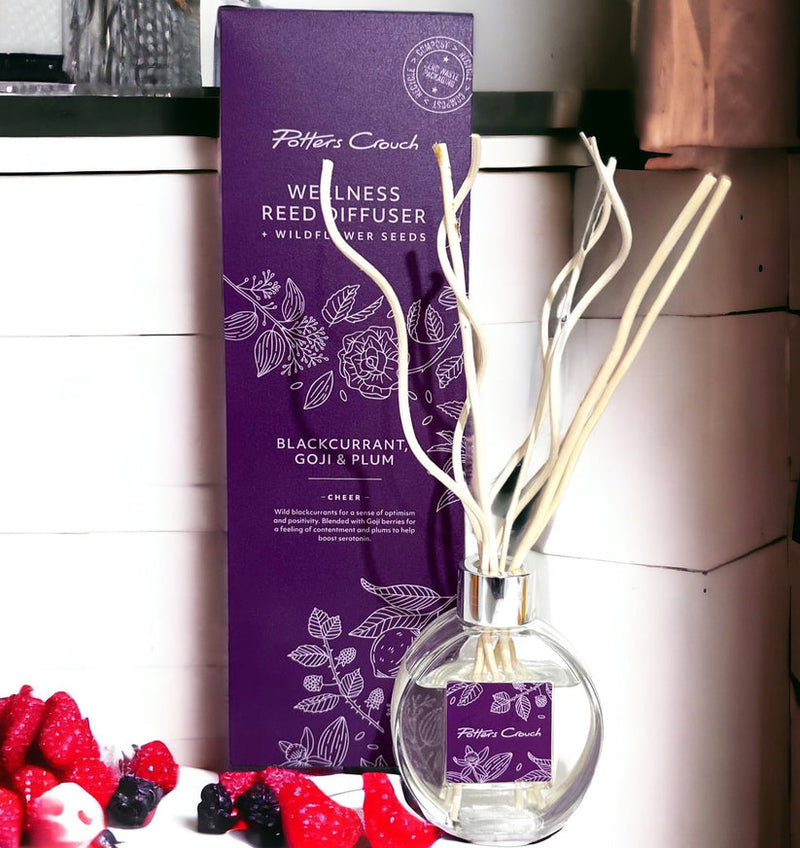 Wellness Range Reed Diffuser - Blackcurrant Goji & Plum