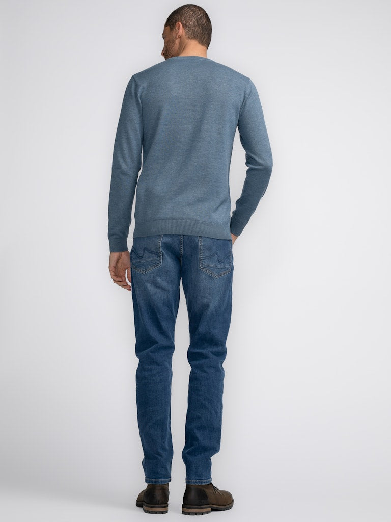 Plain RoundNeck Jumper - Light Shadow