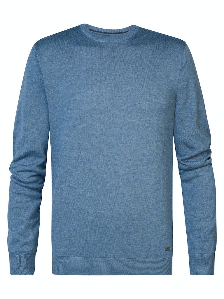 Plain RoundNeck Jumper - Light Shadow