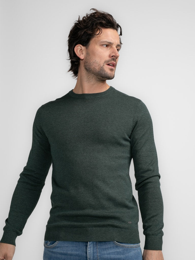 Plain RoundNeck Jumper - Bottle Green