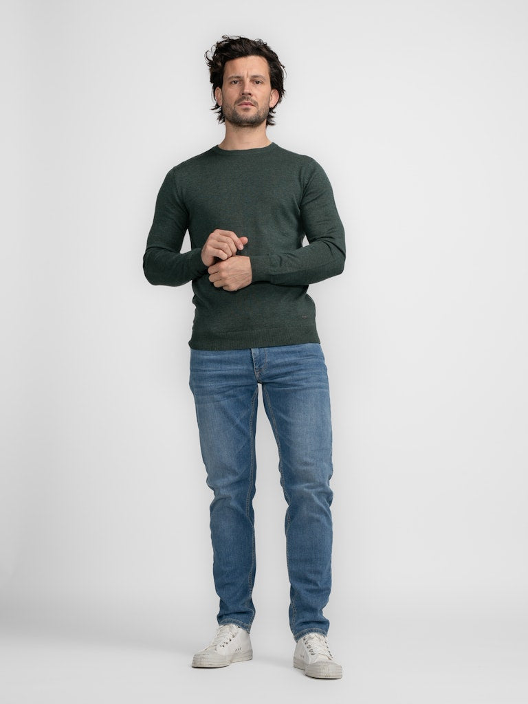 Plain RoundNeck Jumper - Bottle Green