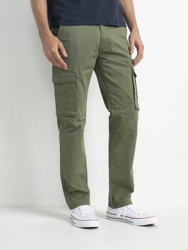 Non Denim Cargo - Dusty Army