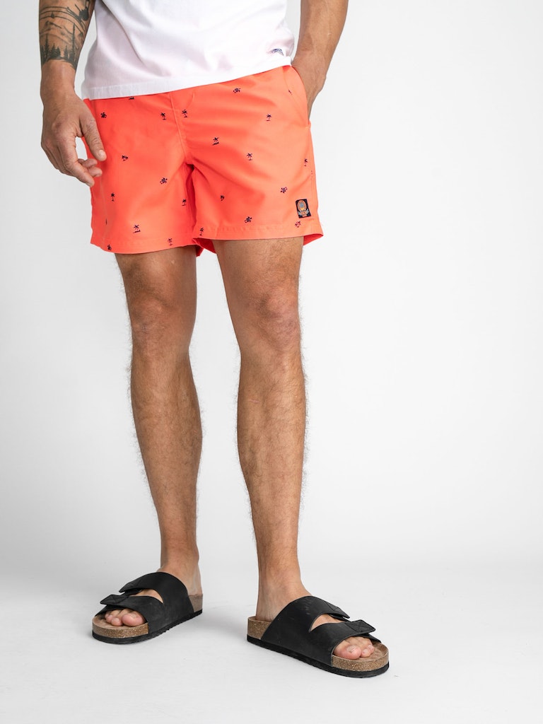 Swim Shorts - Fiery Coral