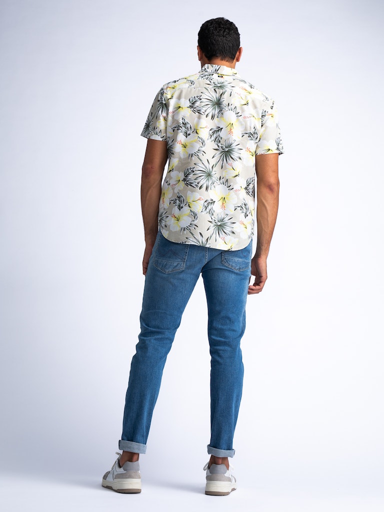 All Over Print Shirt - Antique White