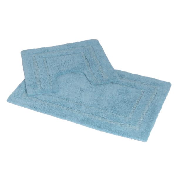 Pinnacle 2 Piece Bath Mat Set - Cobalt