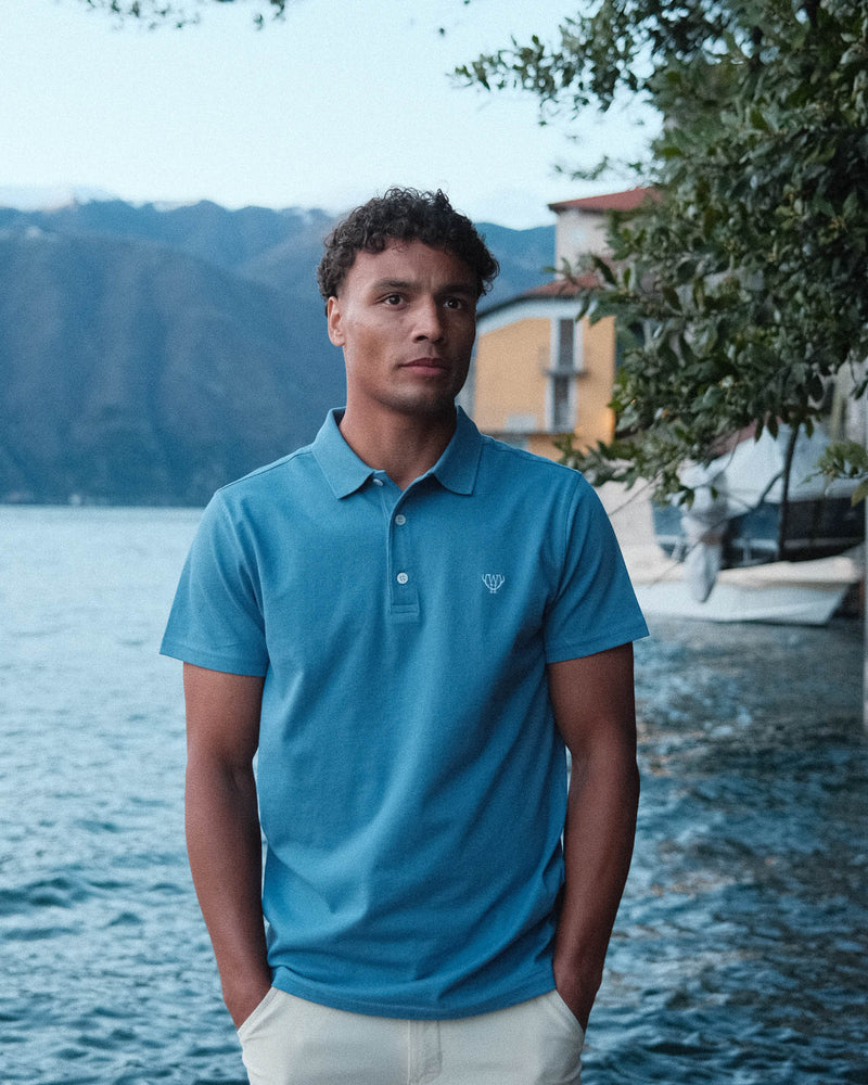 Pique Polo - Marine Blue