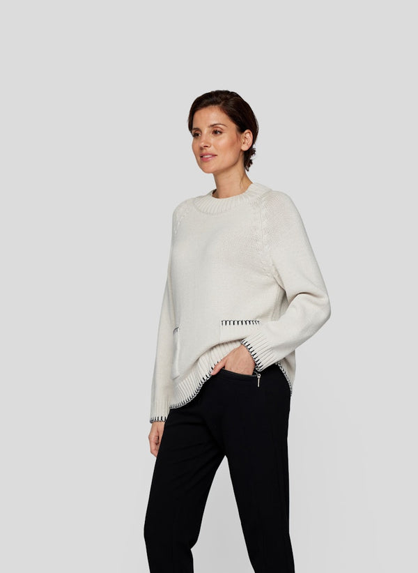 Blue Balance Jumper - Mother Of Pearl