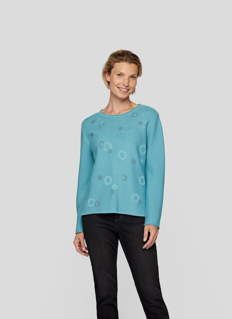 Power Lights Jumper - Peacock Blue