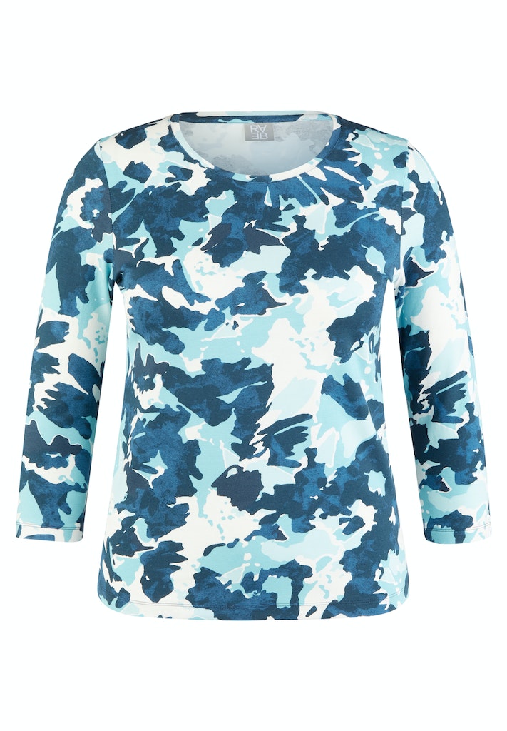 Scandic Vibes Print T-Shirt - Pacific