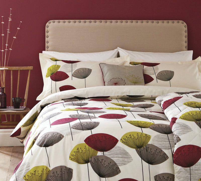 Dandelion Clocks Duvet Cover Set - Blackcurrant