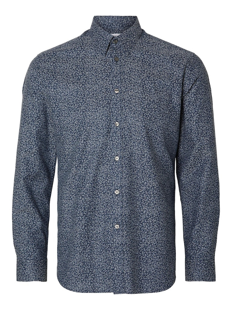 Joe All Over Print Shirt - Navy Blazer