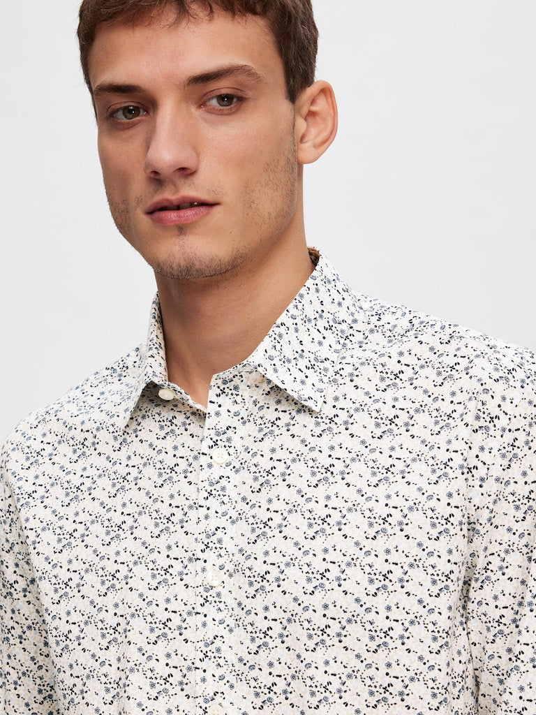 Soho All Over Print Shirt - Bright White Aop