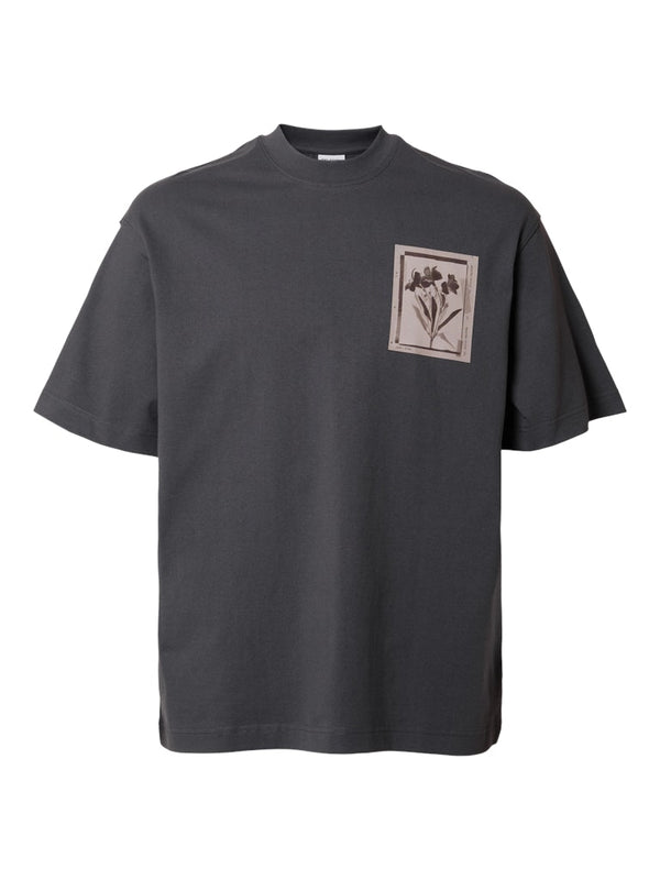 Normann Print T-Shirt - Asphalt