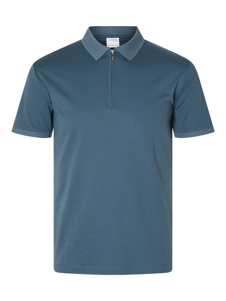 Fave Zip Polo Shirt - Bering Sea