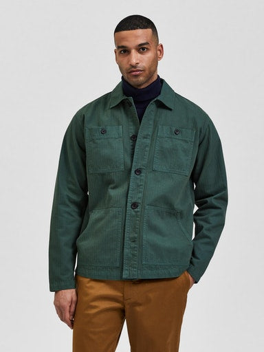 Tony Long Sleeve Overshirt - Sycamore