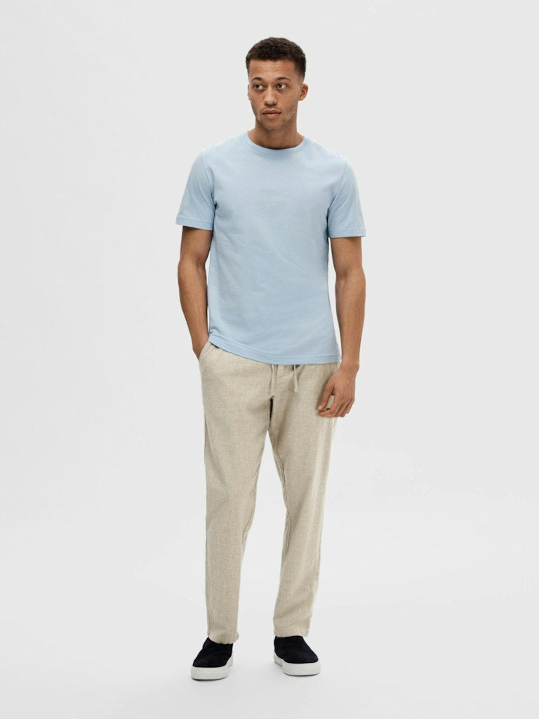 Axel Round Neck T-Shirt - Cashmere Blue