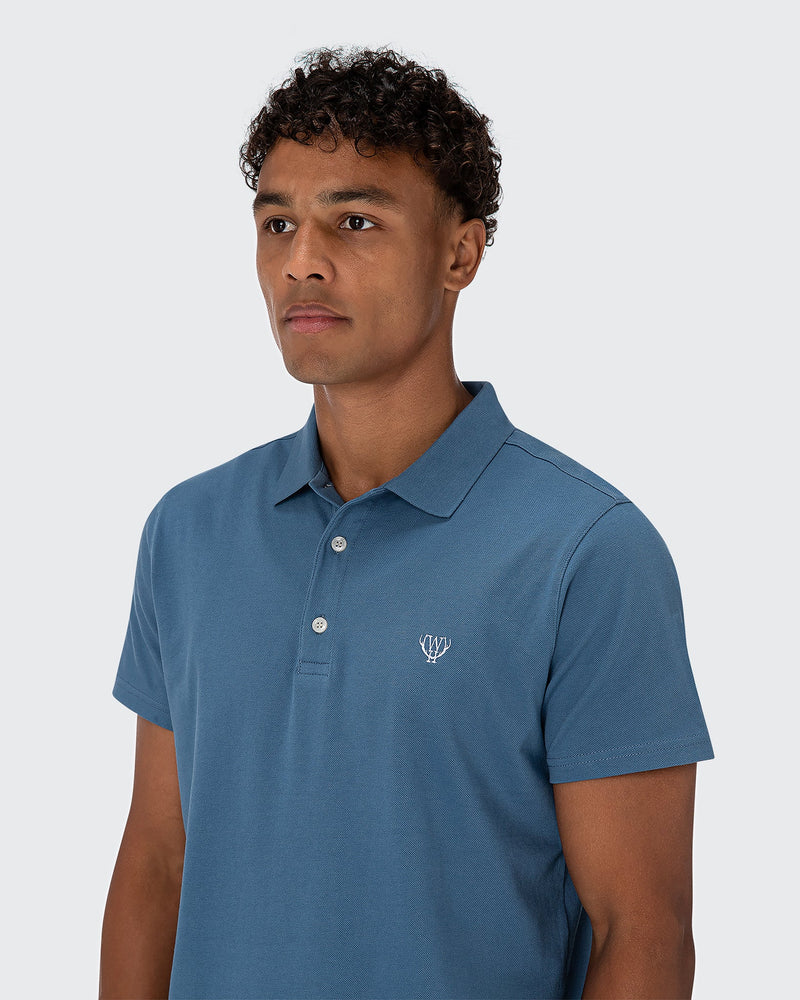 Pique Polo - Marine Blue