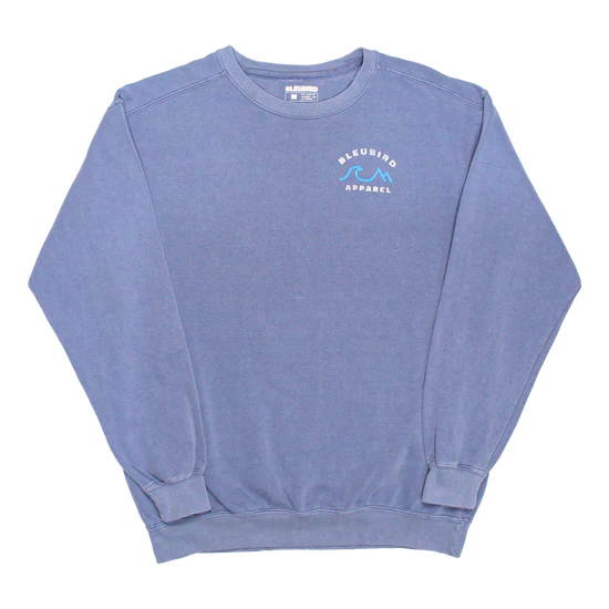 Horizon Round Neck Sweatshirt - Sky