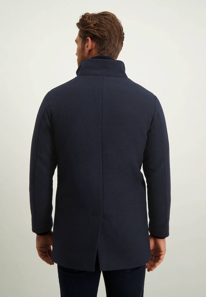 Plain Coat - Navy