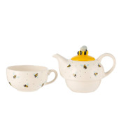 Sweet Bee Tea for One Teapot & Cup