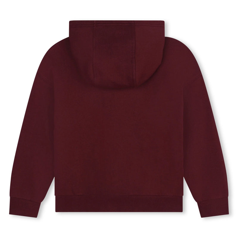 Kangaroo Pocket Hoodie - Crimson