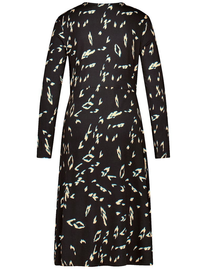 Saphire & Gold Dress Jersey - Black Pattern