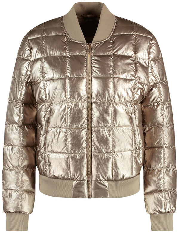 Sapphire & Gold Padded Jacket - Bronze