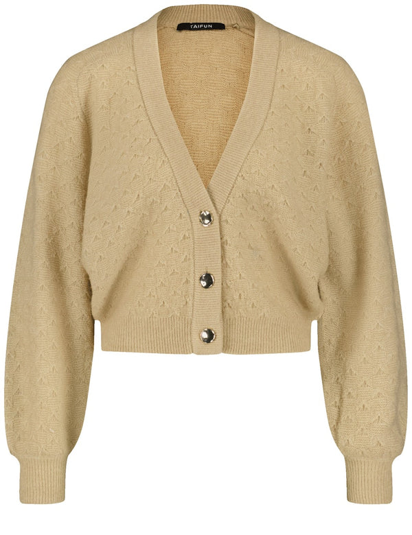 Sapphire & Gold Cardigan - New Camel Melange