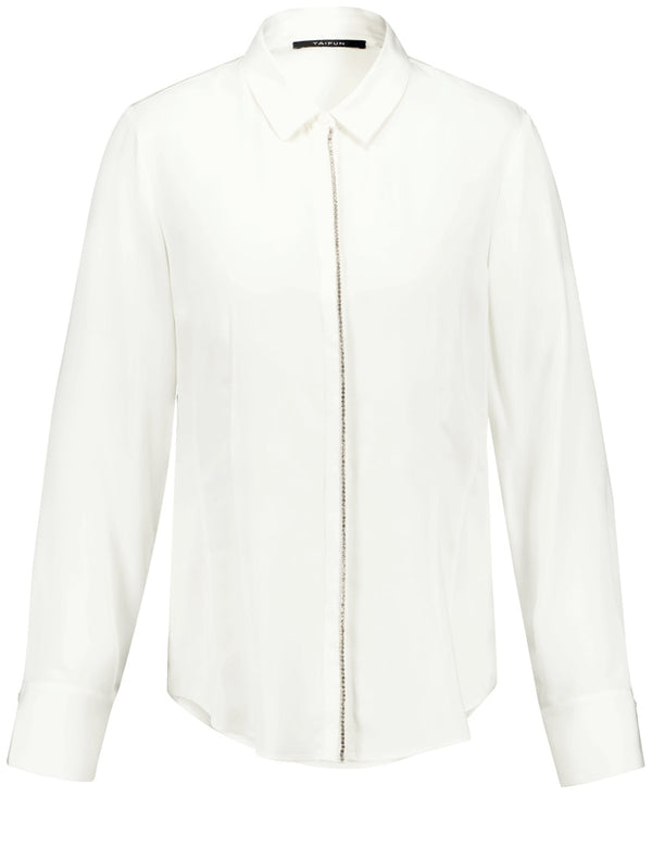 Diamonds & Jade Blouse - Off White