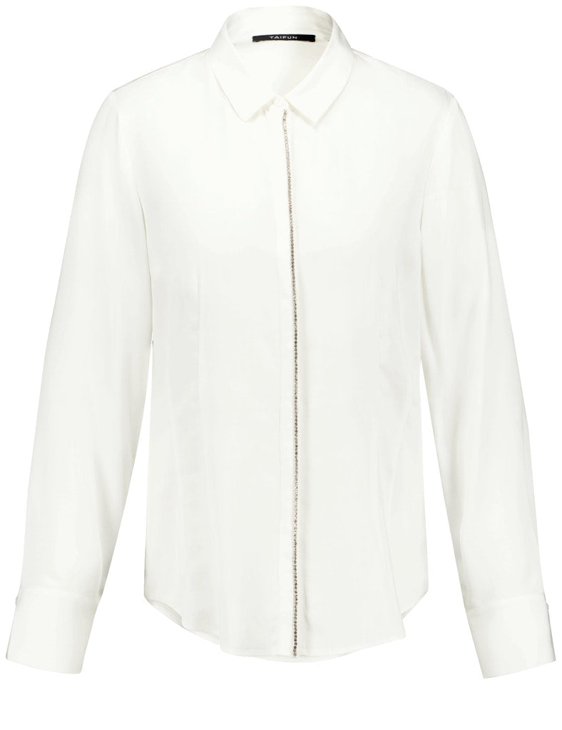 Diamonds & Jade Blouse - Off White