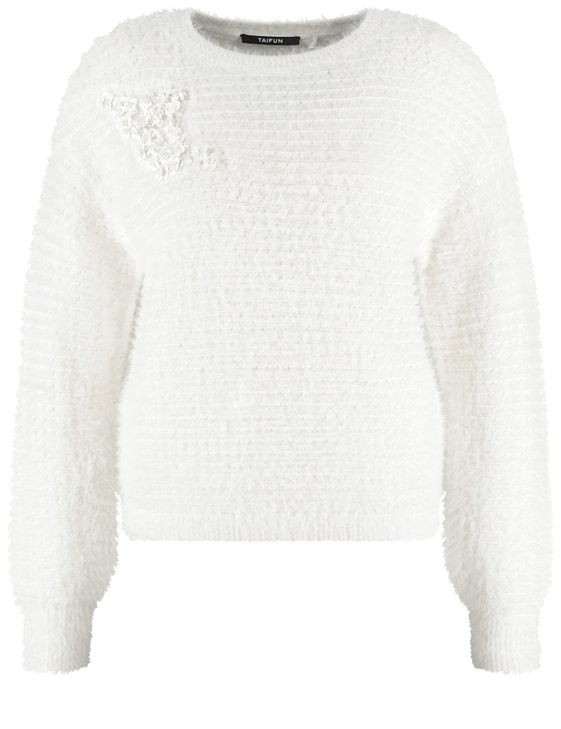 Diamonds & Jade Jumper - Off White