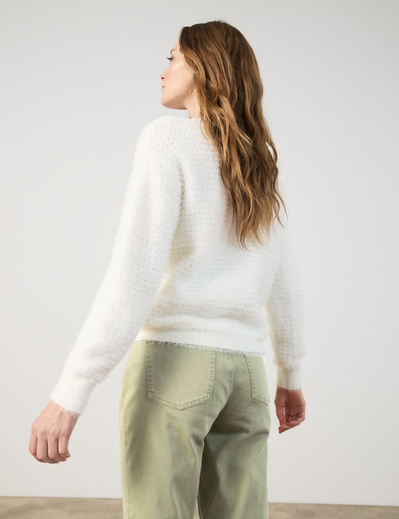 Diamonds & Jade Jumper - Off White