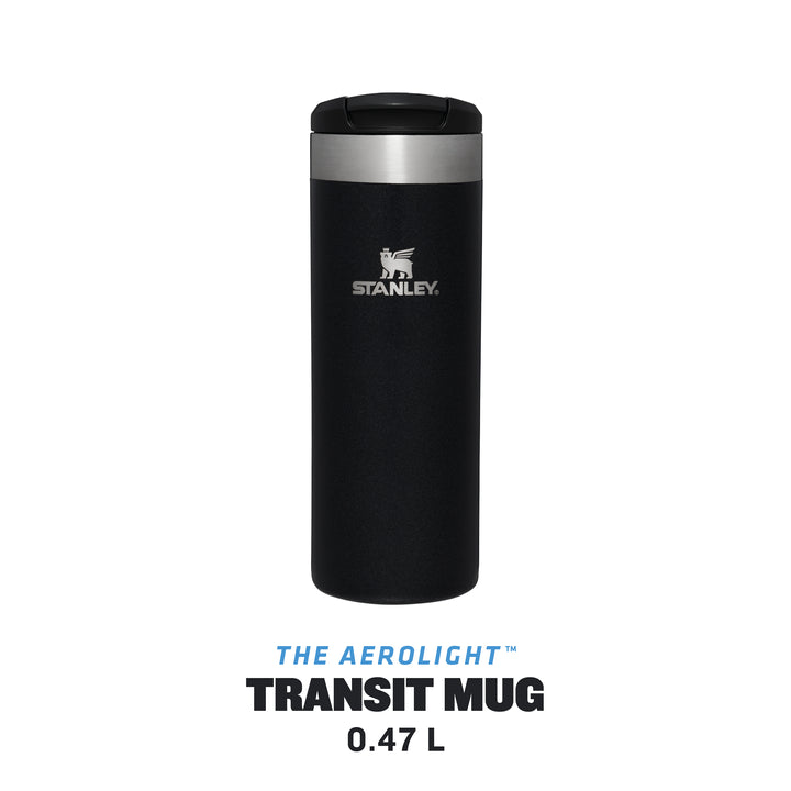 Aerolight Transit .47 Litre Mug - Black Metallic