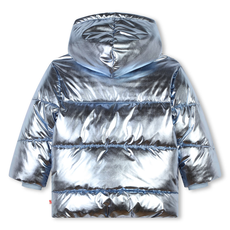 Hooded Puffer Jacket - Alaskan Blue