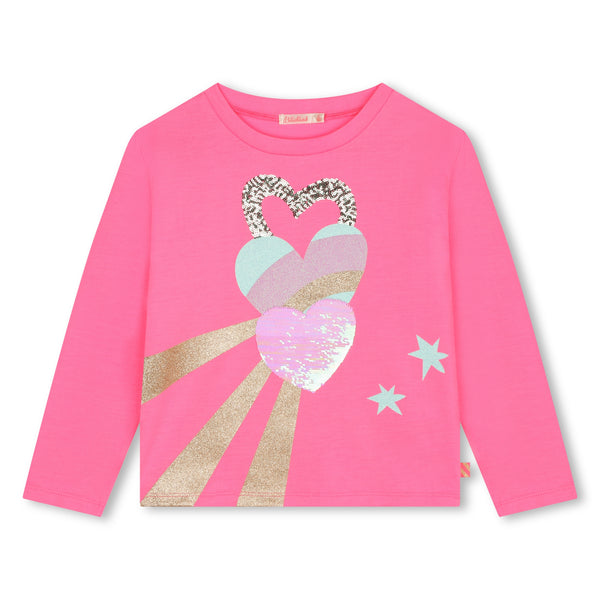 Jersey Long Sleeve T-Shirt - Pink